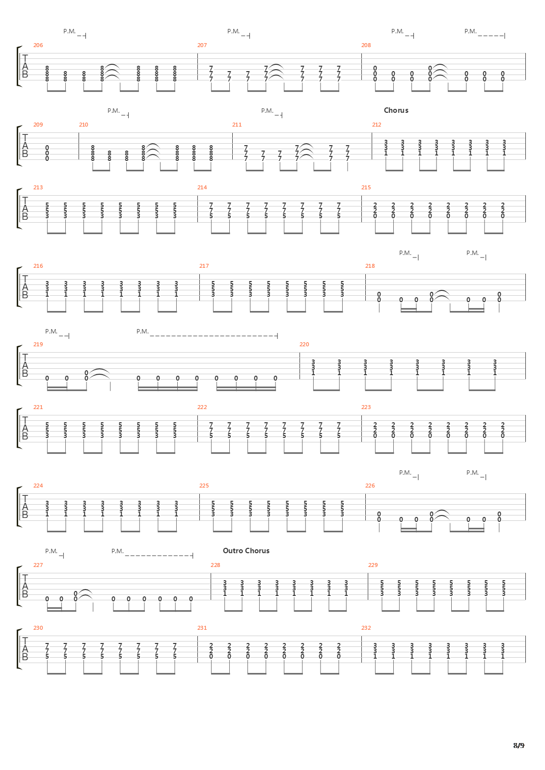 Departure吉他谱