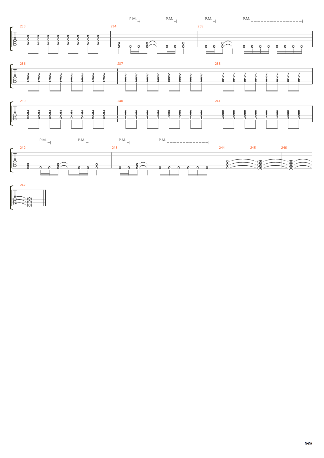 Departure吉他谱