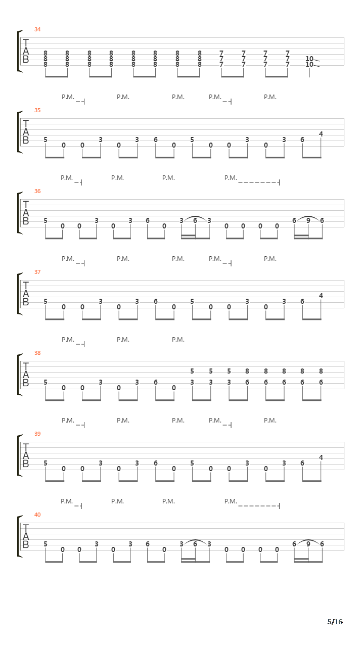 Drowning In Slow Motion吉他谱