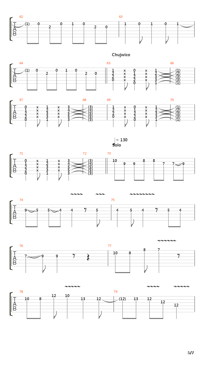 Dying In Your Arms吉他谱