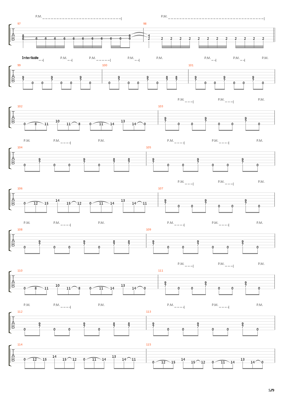 Enterance Of The Conflagration吉他谱