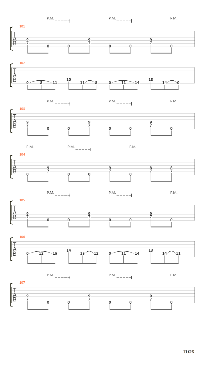 Enterance Of The Conflagration吉他谱