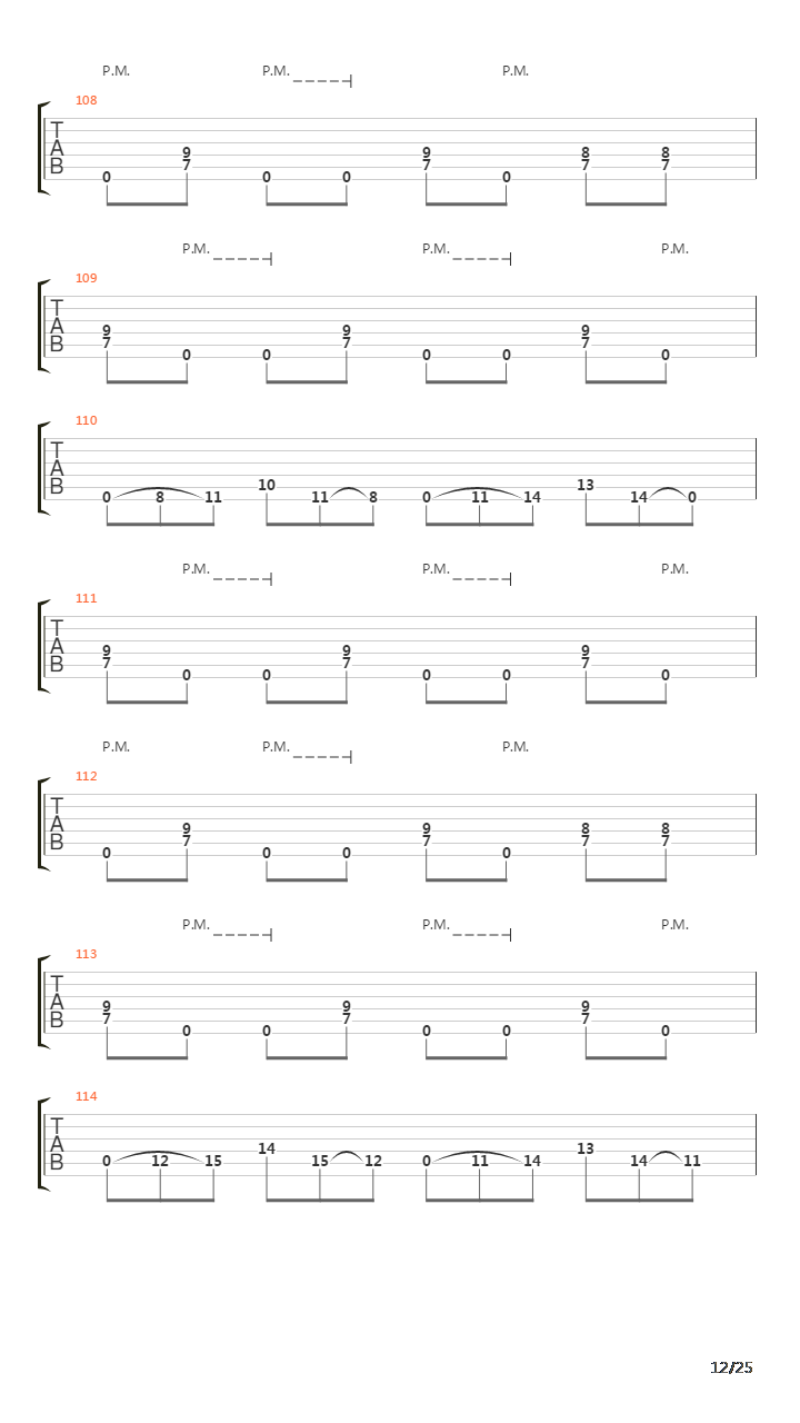 Enterance Of The Conflagration吉他谱