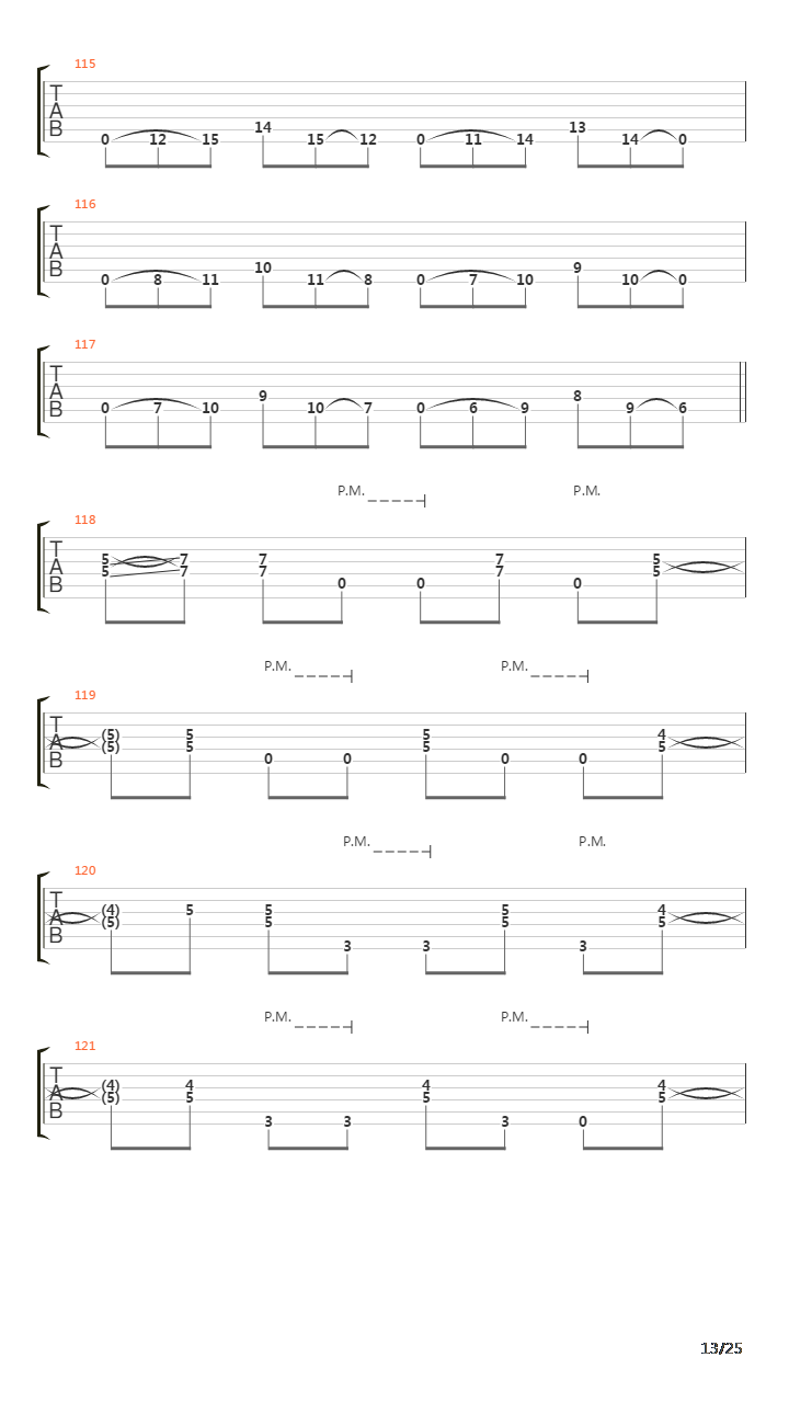 Enterance Of The Conflagration吉他谱