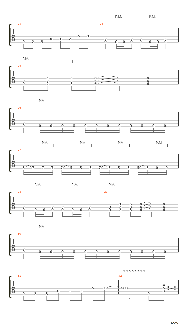 Enterance Of The Conflagration吉他谱