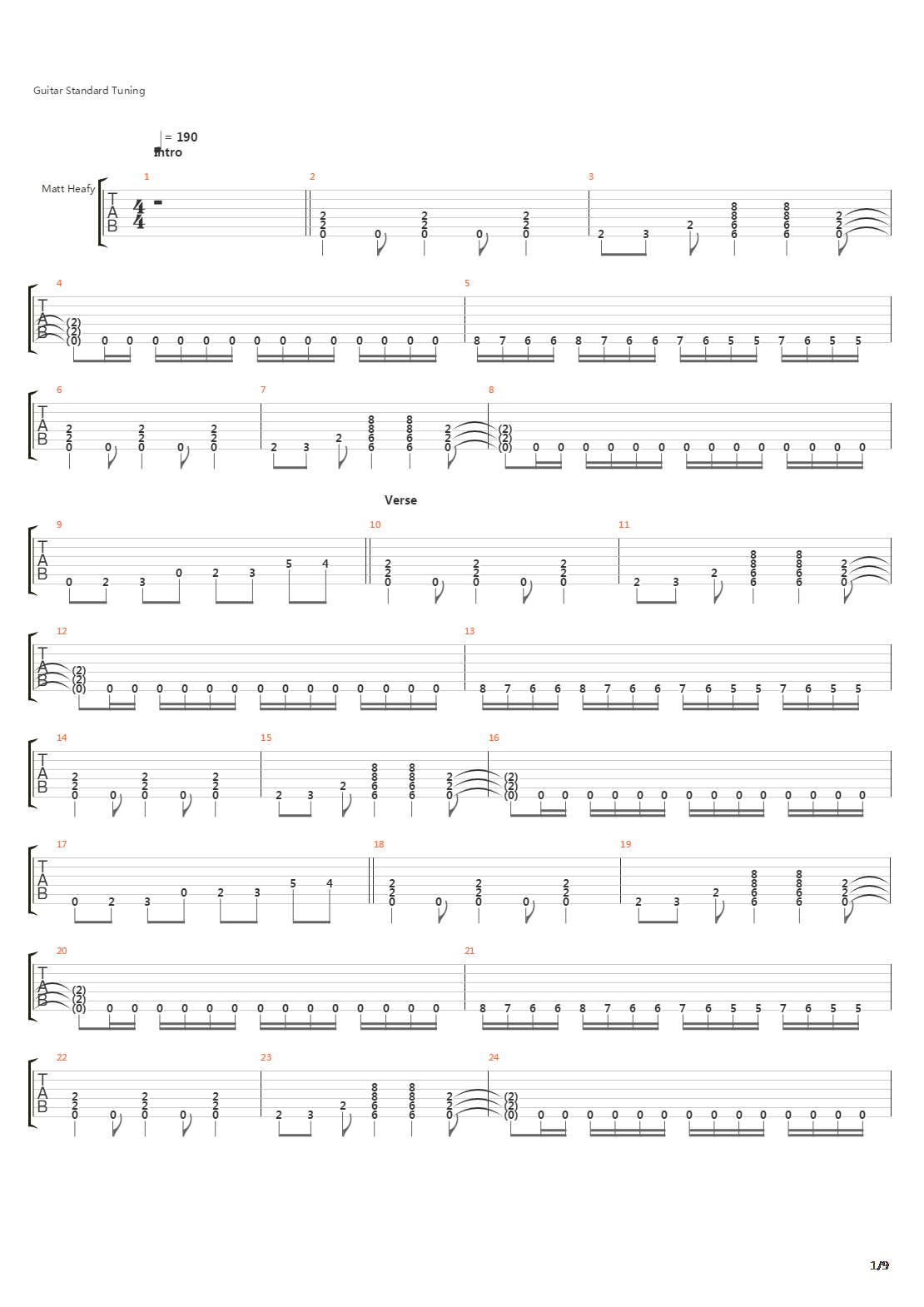 Entrace Of The Conflagration吉他谱