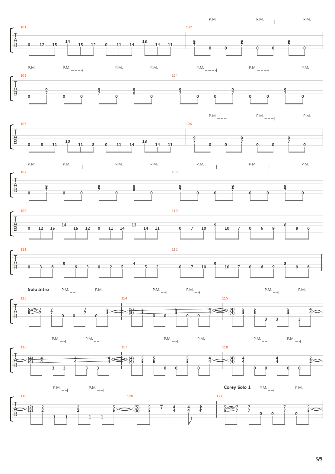 Entrace Of The Conflagration吉他谱