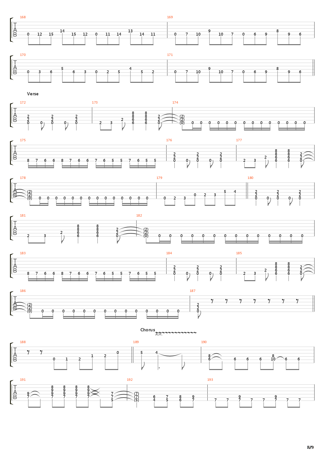 Entrace Of The Conflagration吉他谱