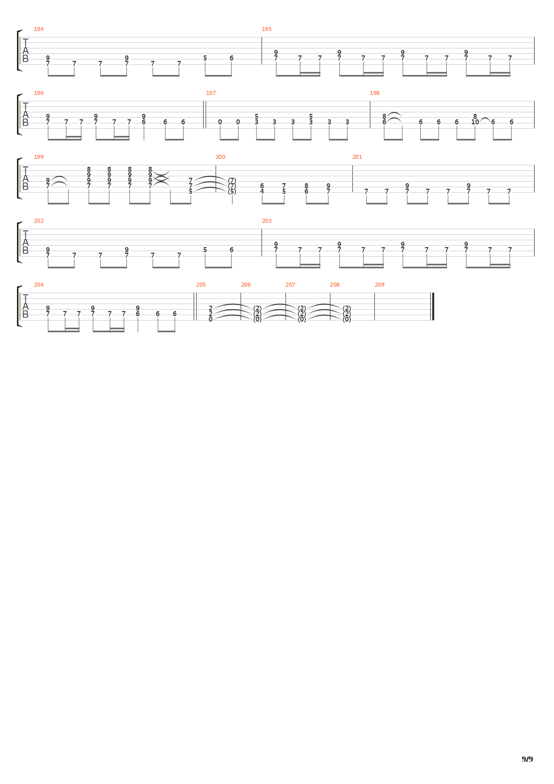 Entrace Of The Conflagration吉他谱