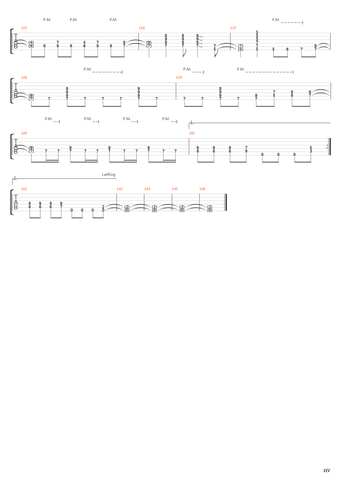 Entrance Of The Conflagration吉他谱