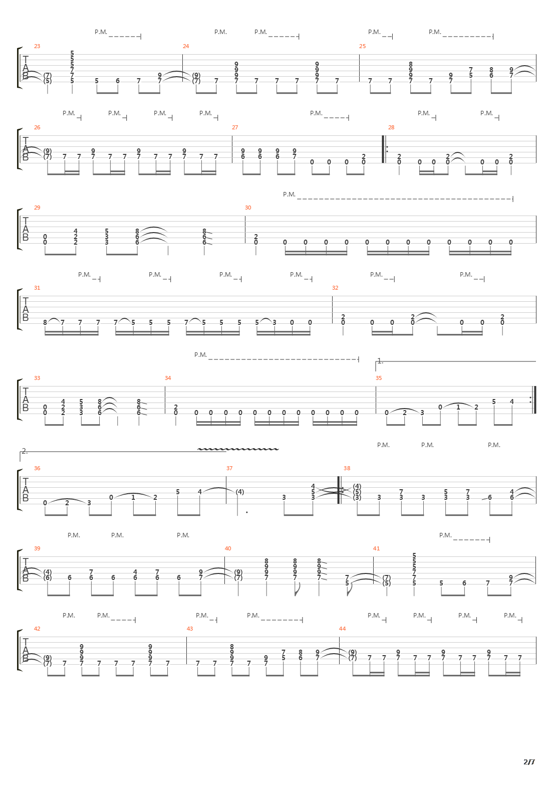 Entrance Of The Conflagration(10)吉他谱