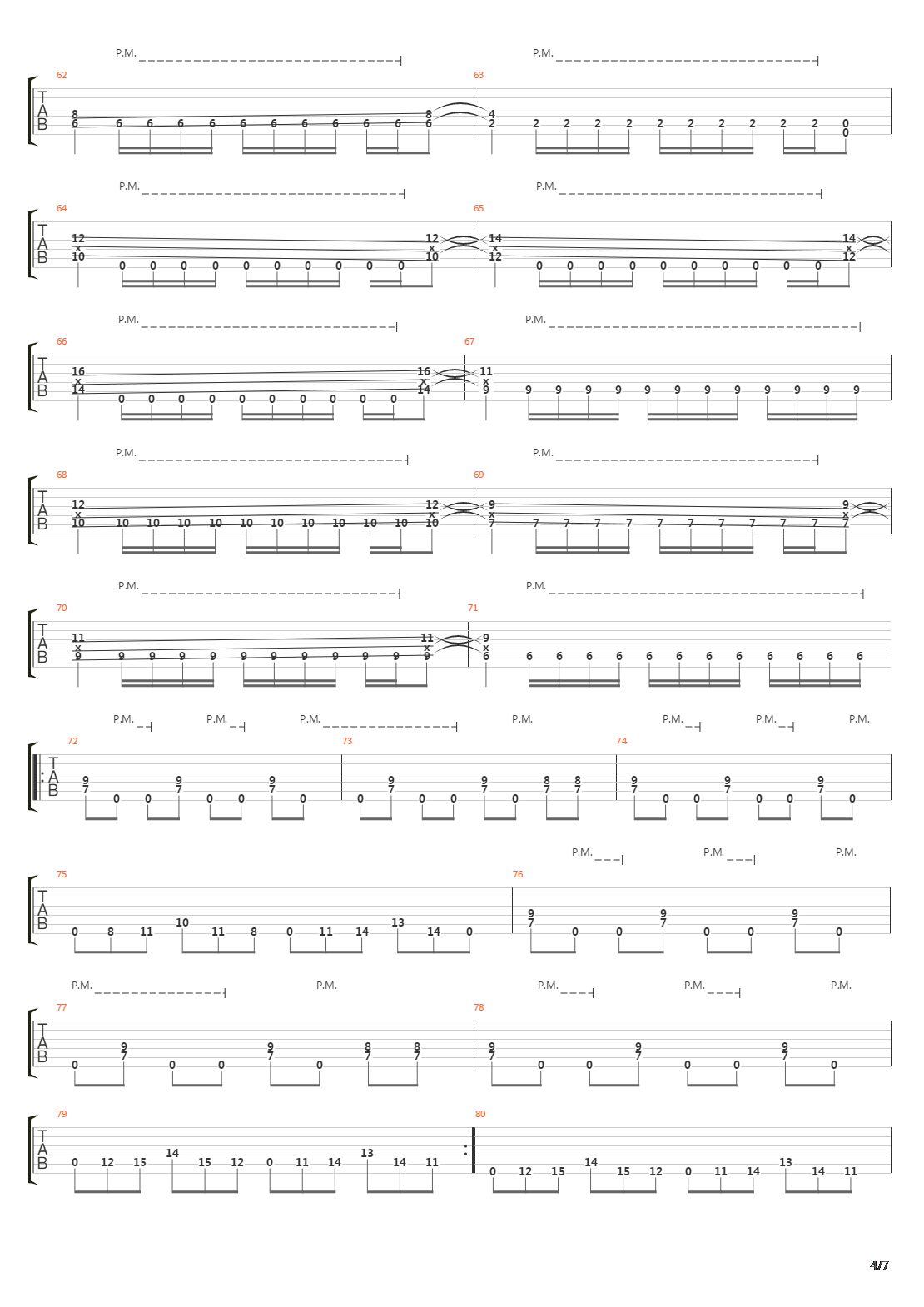 Entrance Of The Conflagration(10)吉他谱