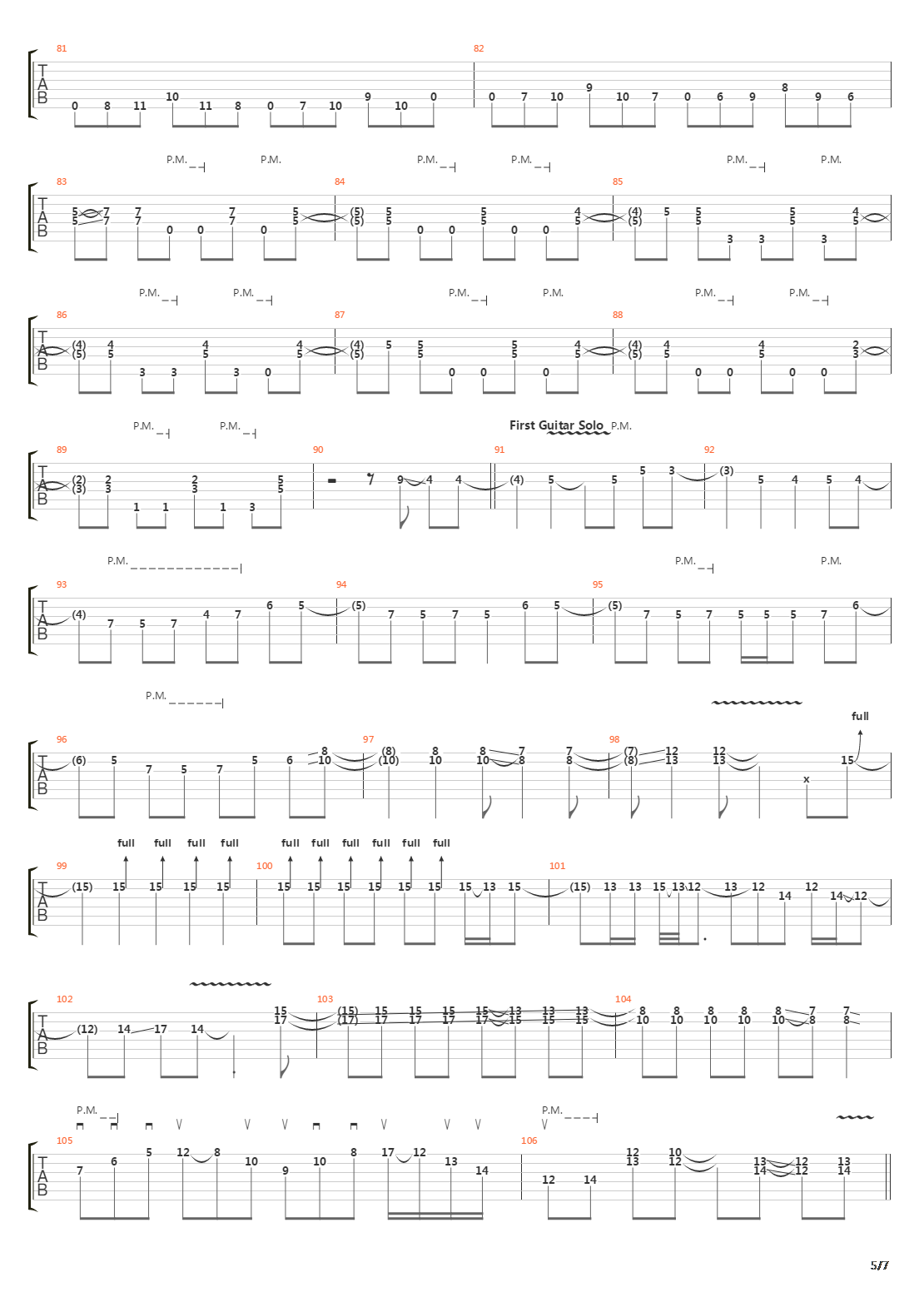 Entrance Of The Conflagration(10)吉他谱