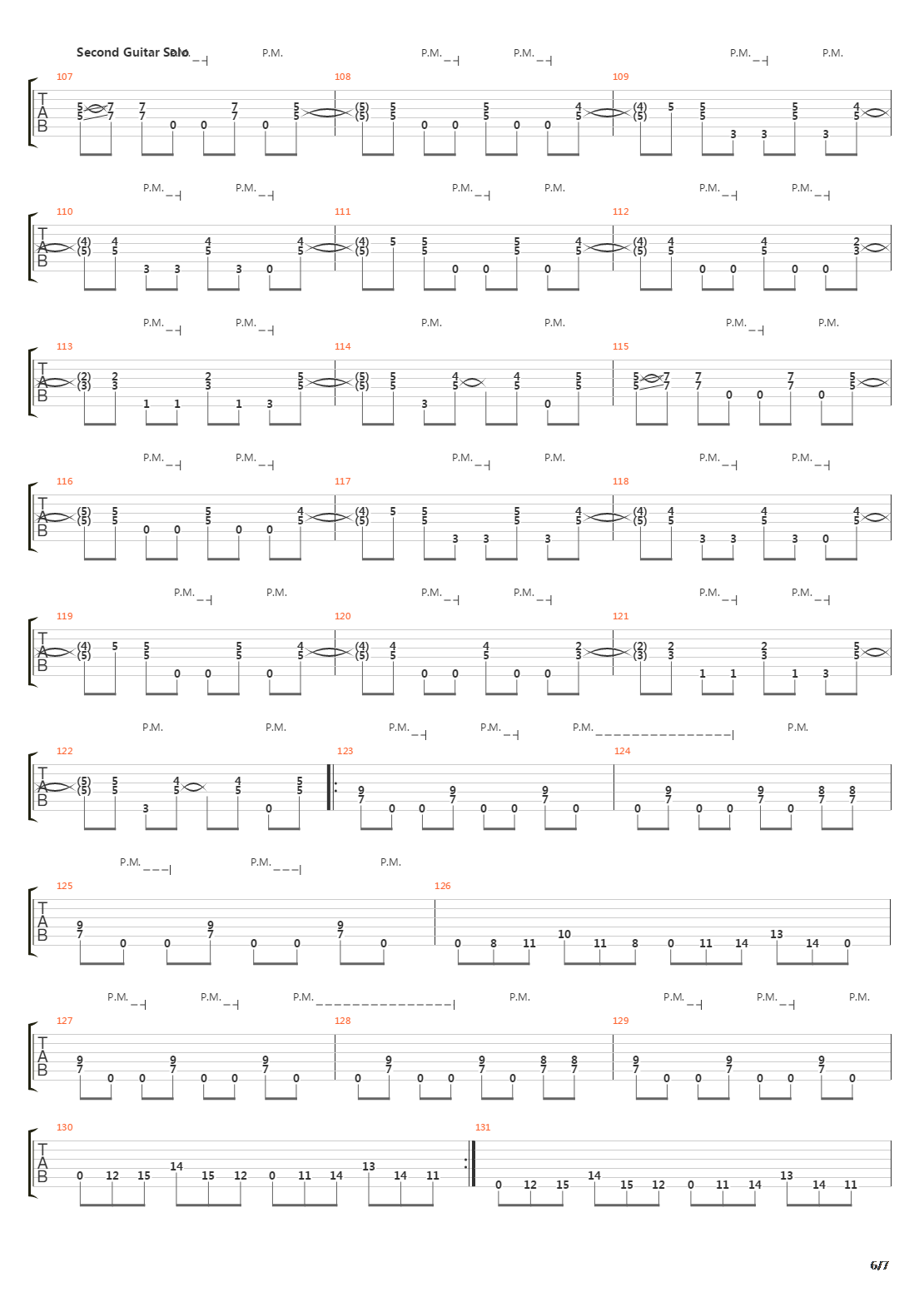 Entrance Of The Conflagration(10)吉他谱