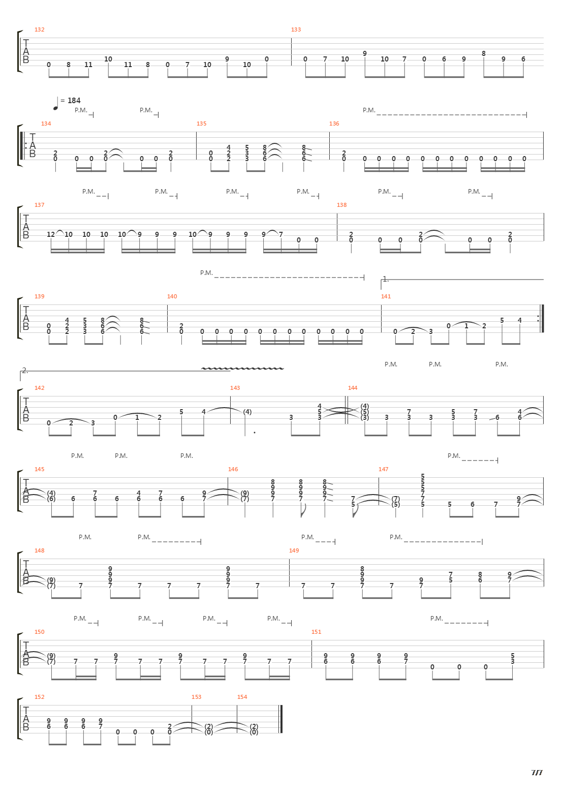 Entrance Of The Conflagration(10)吉他谱