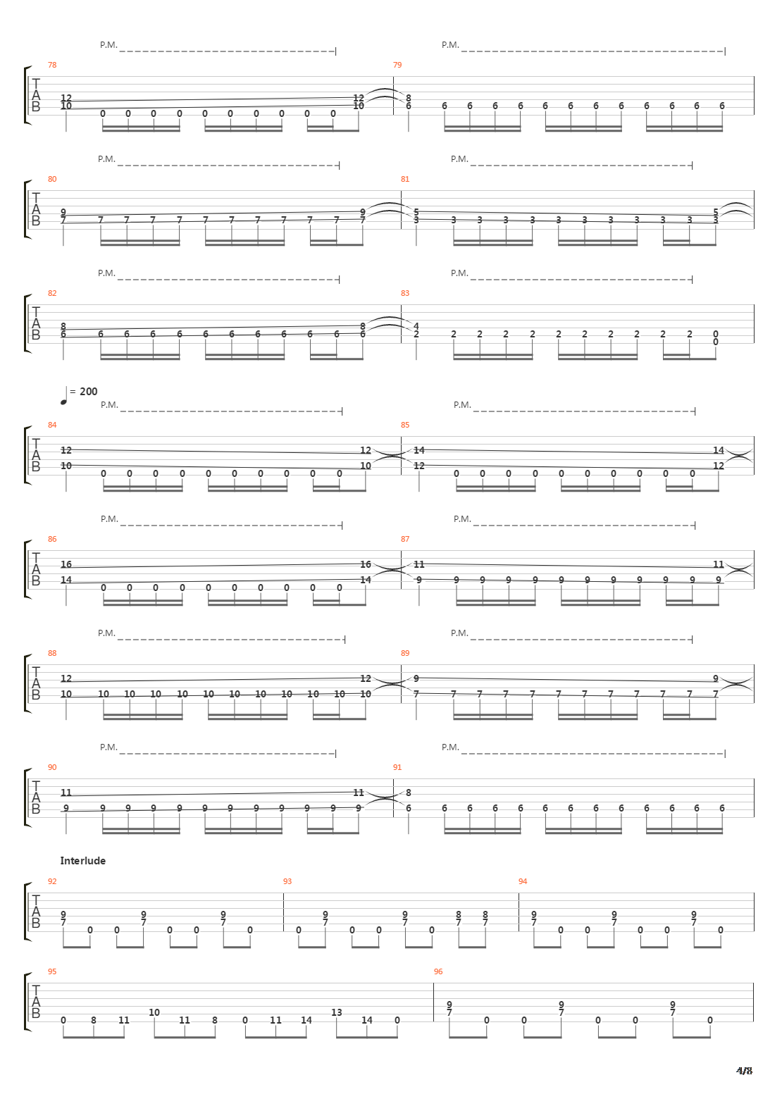 Entrance Of The Conflagration(11)吉他谱