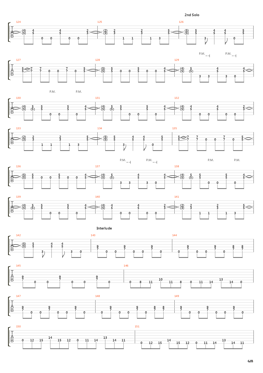 Entrance Of The Conflagration(11)吉他谱