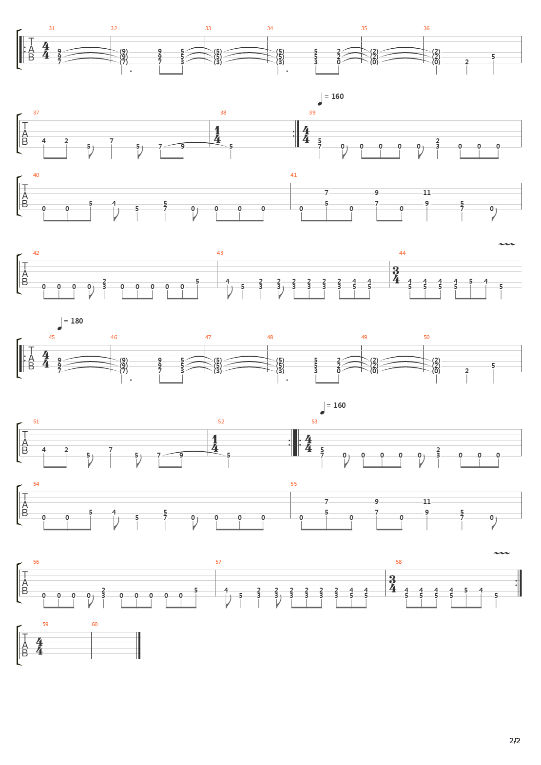 Falling To Grey吉他谱