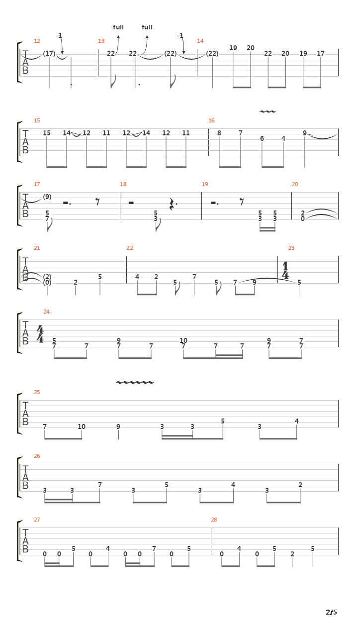 Falling To Grey吉他谱