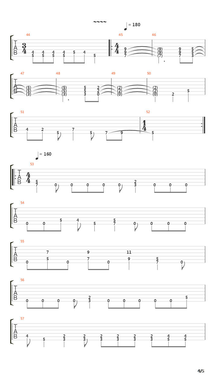 Falling To Grey吉他谱