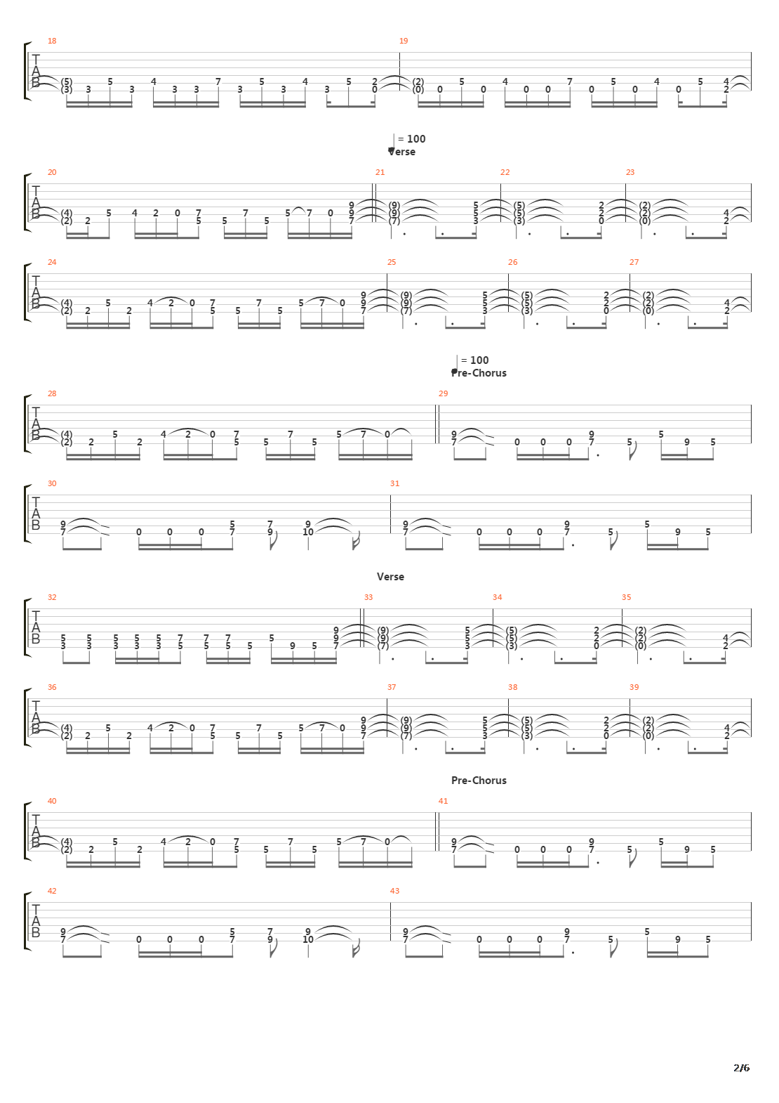 Falling To Grey吉他谱