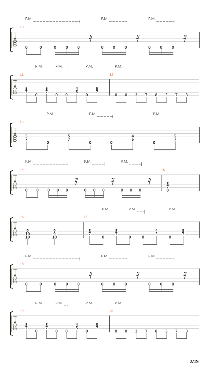 Fugue吉他谱