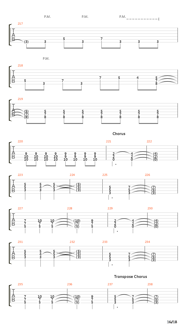 Fugue吉他谱