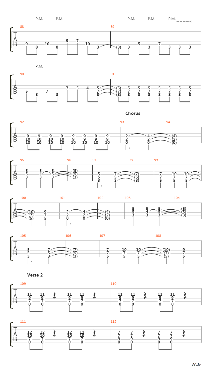 Fugue吉他谱