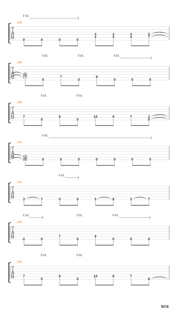 Fugue吉他谱