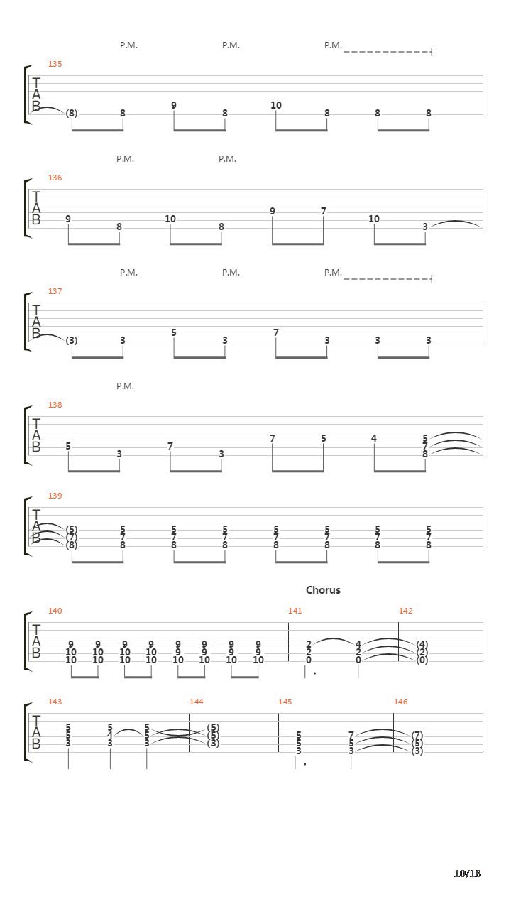 Fugue吉他谱