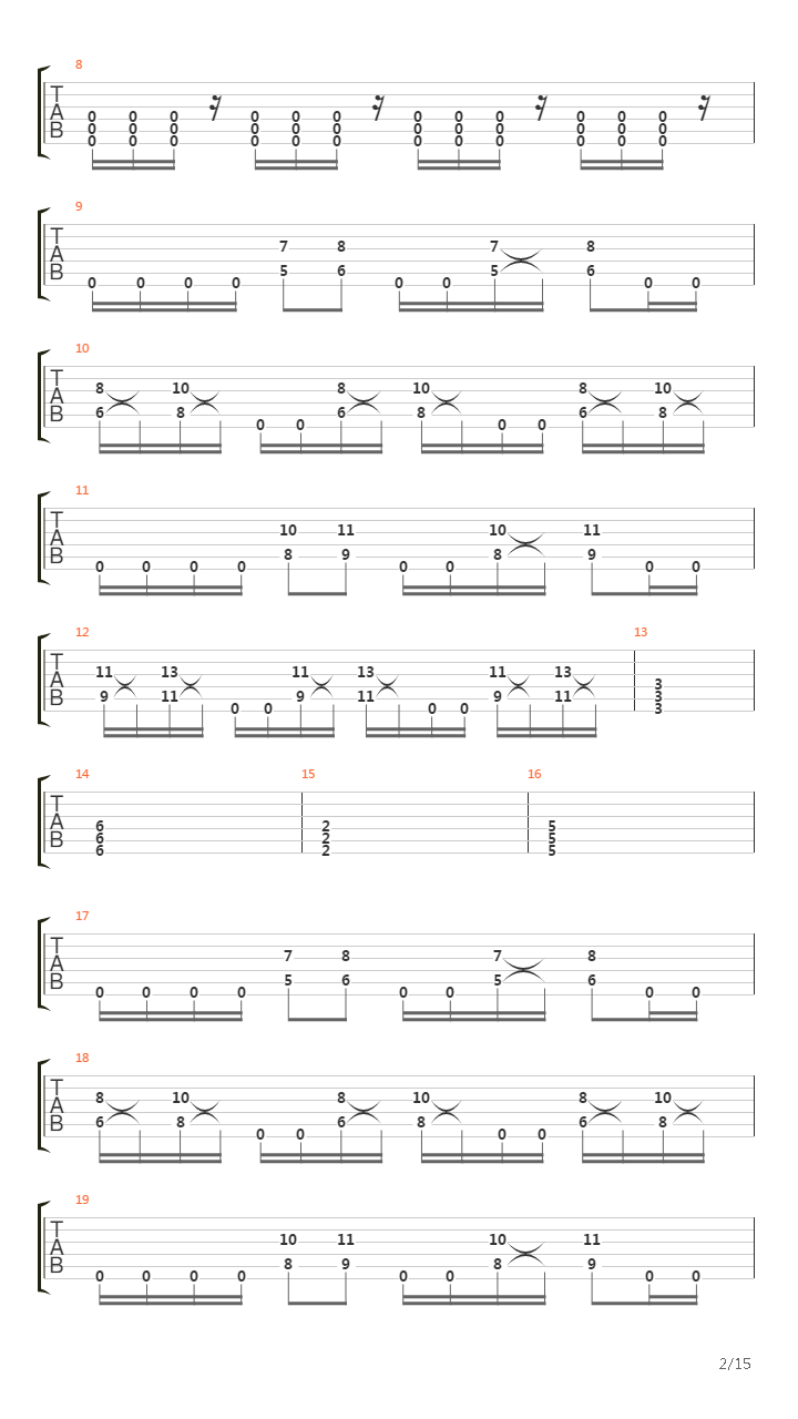 Pillars Of Serpents吉他谱