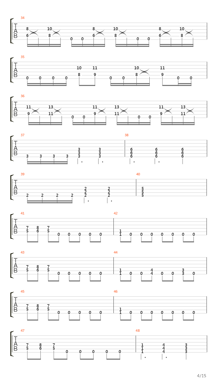 Pillars Of Serpents吉他谱