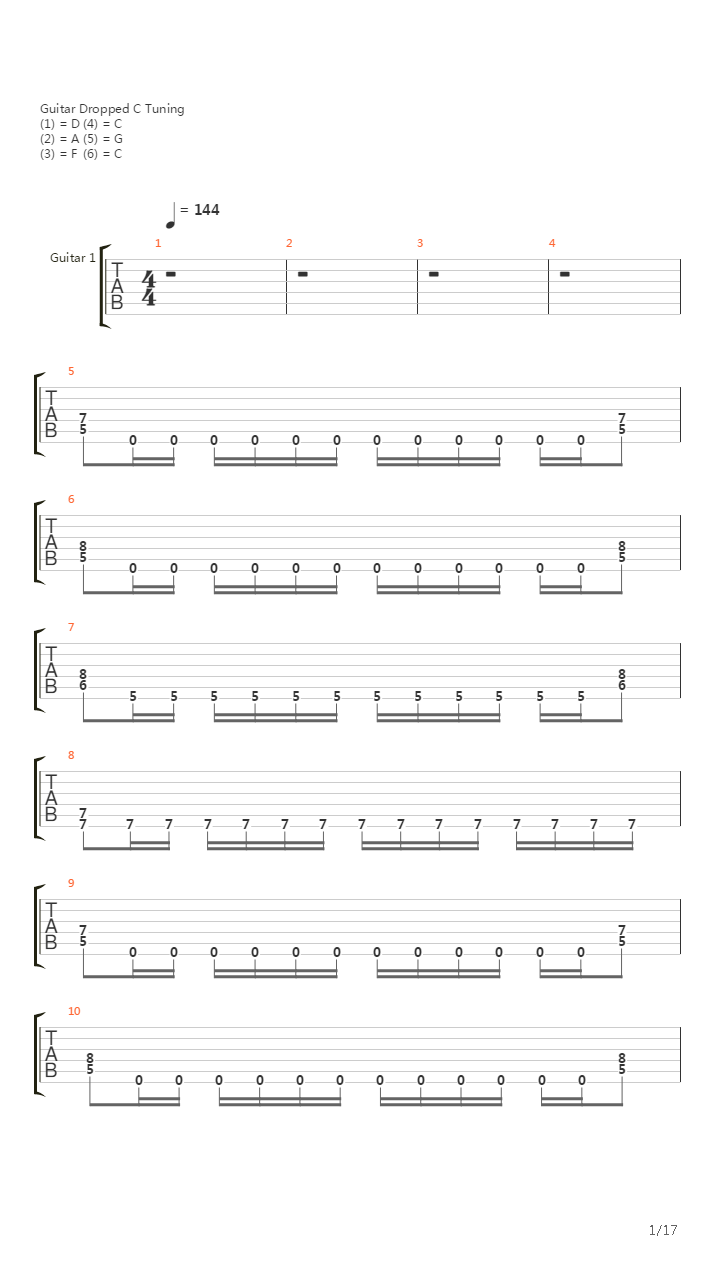 Pull Harder On The Strings Of Your Martyr吉他谱