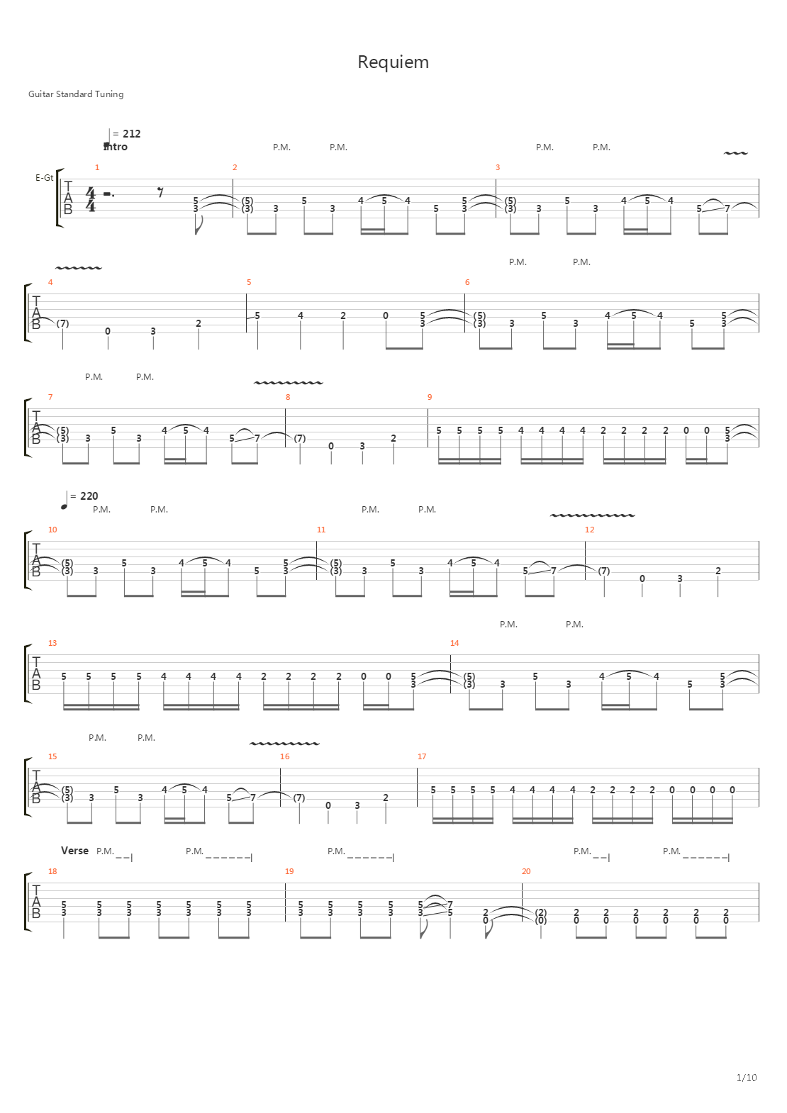 Requiem吉他谱