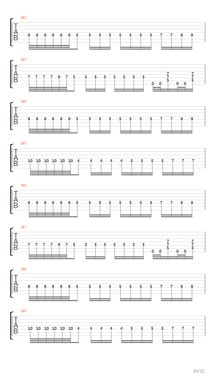 Shogun吉他谱