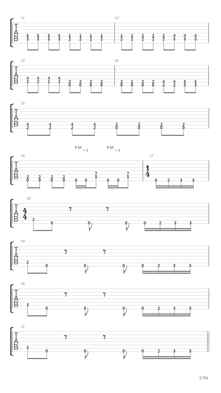 Shogun吉他谱