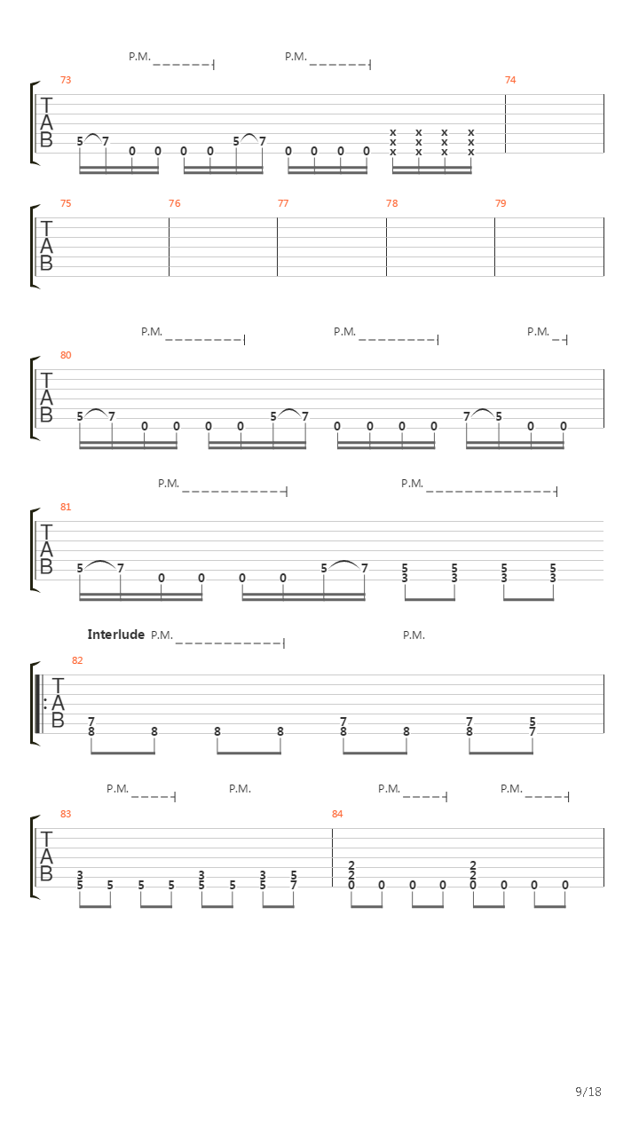 Throes Of Perdition吉他谱