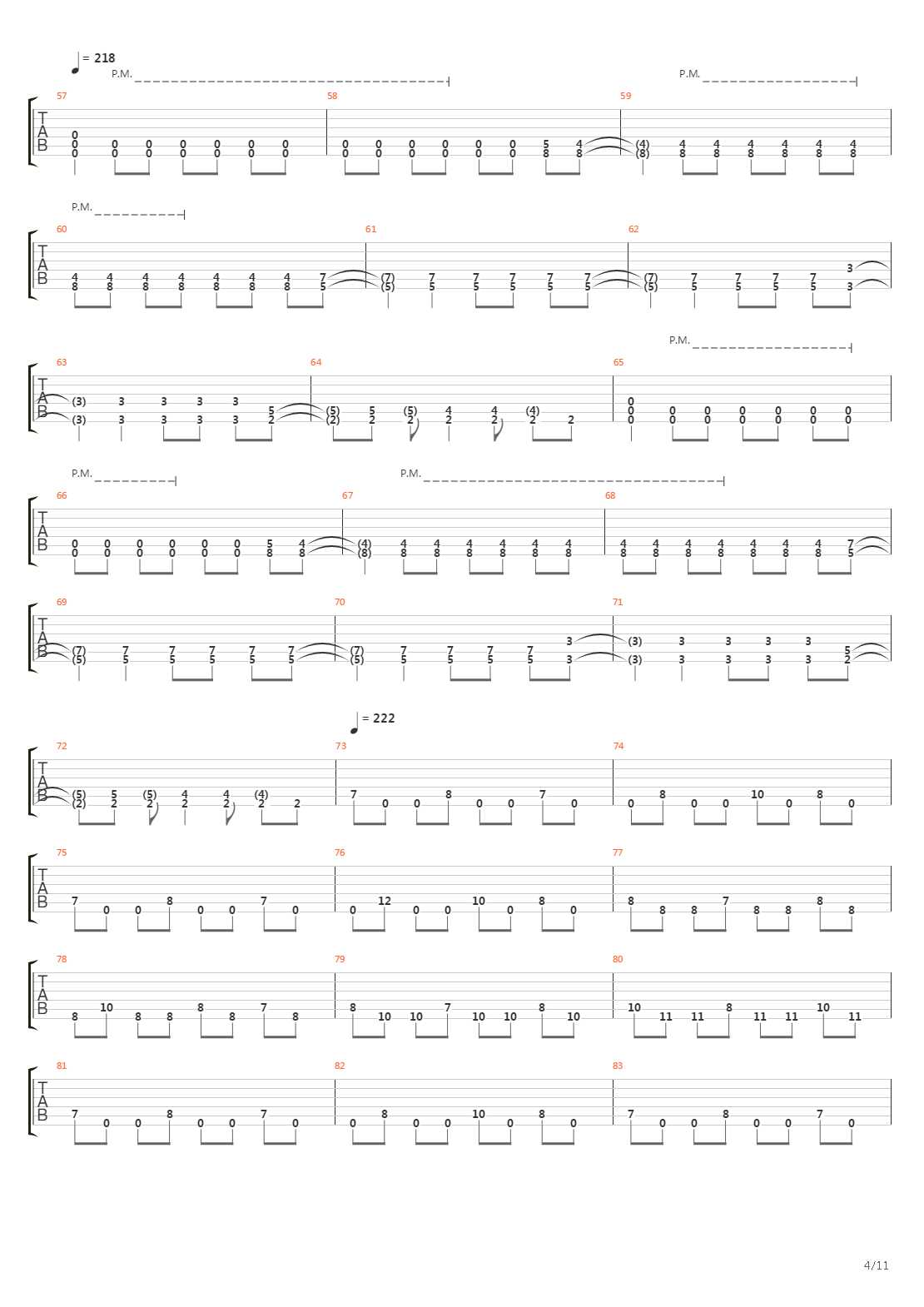 When All Light Dies吉他谱