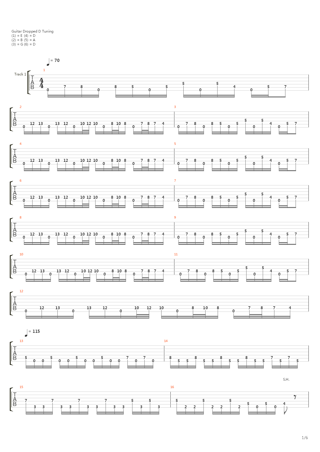 When All Light Dies吉他谱