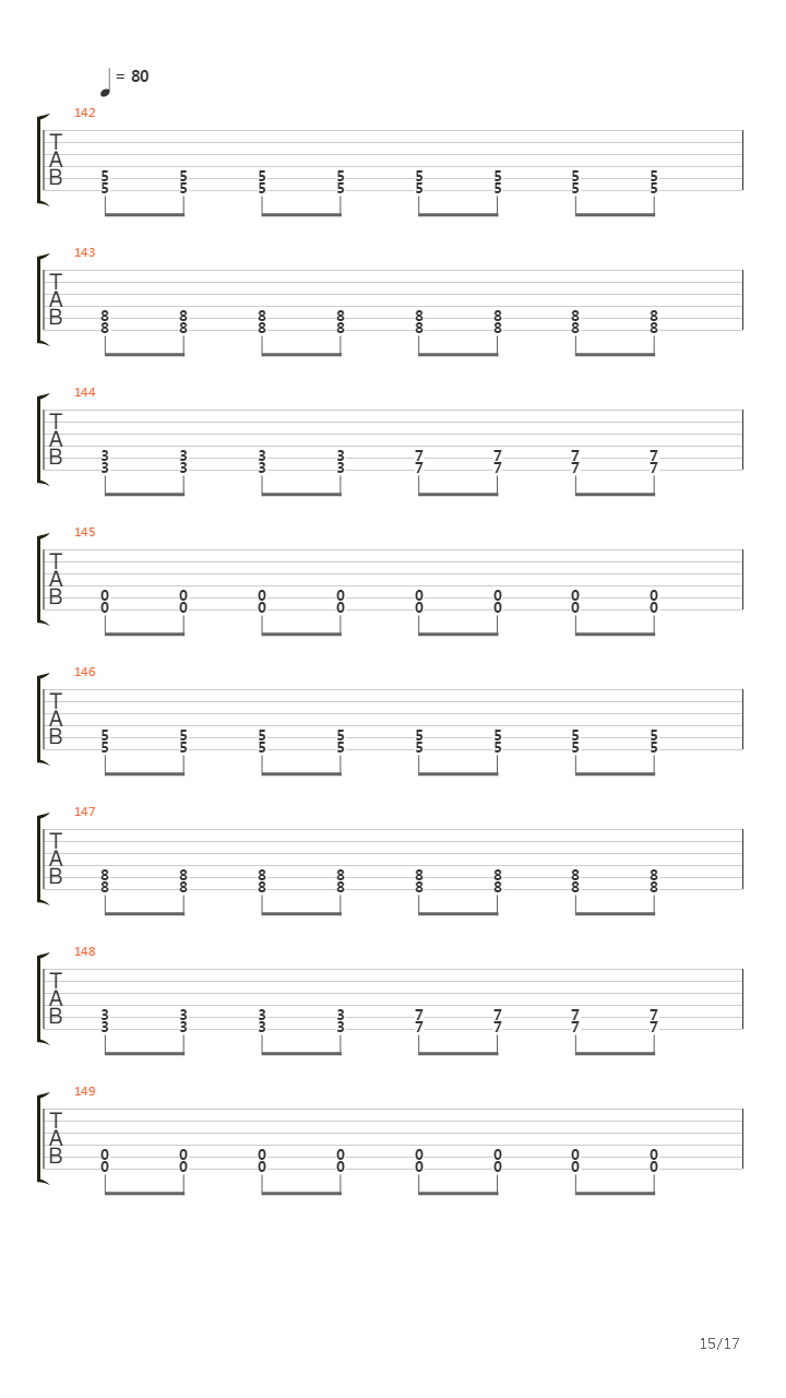 When All Light Dies吉他谱