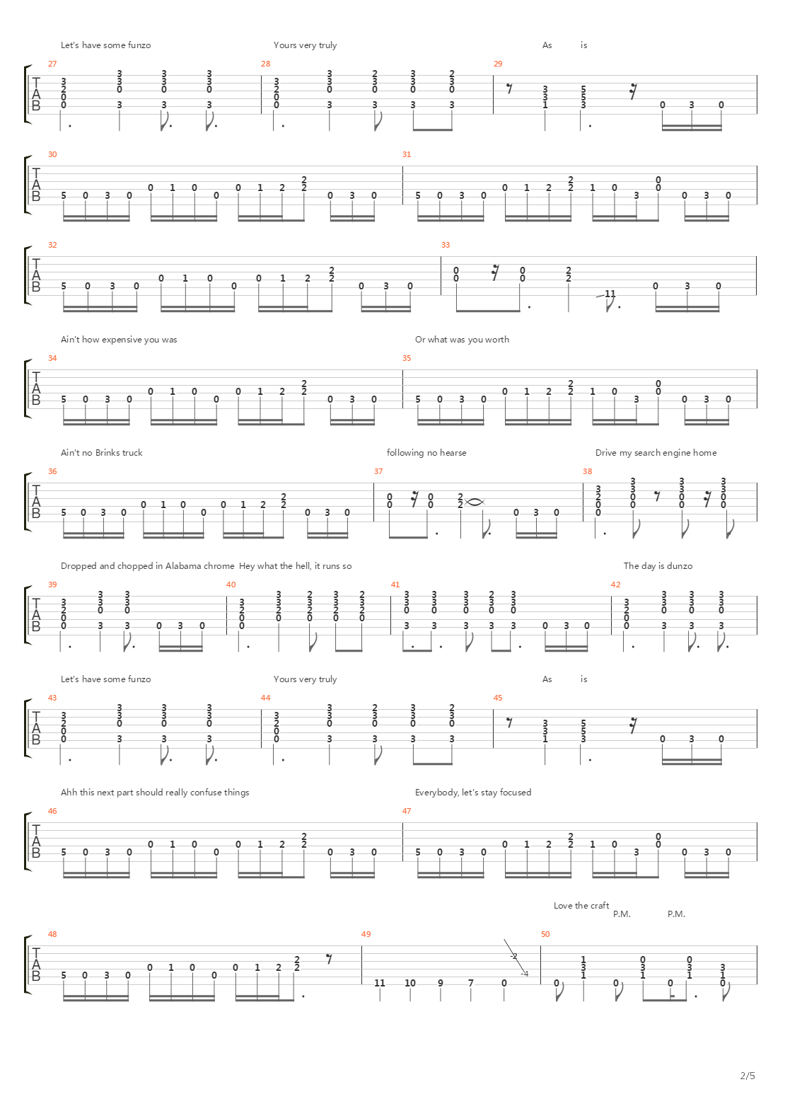 As Is吉他谱