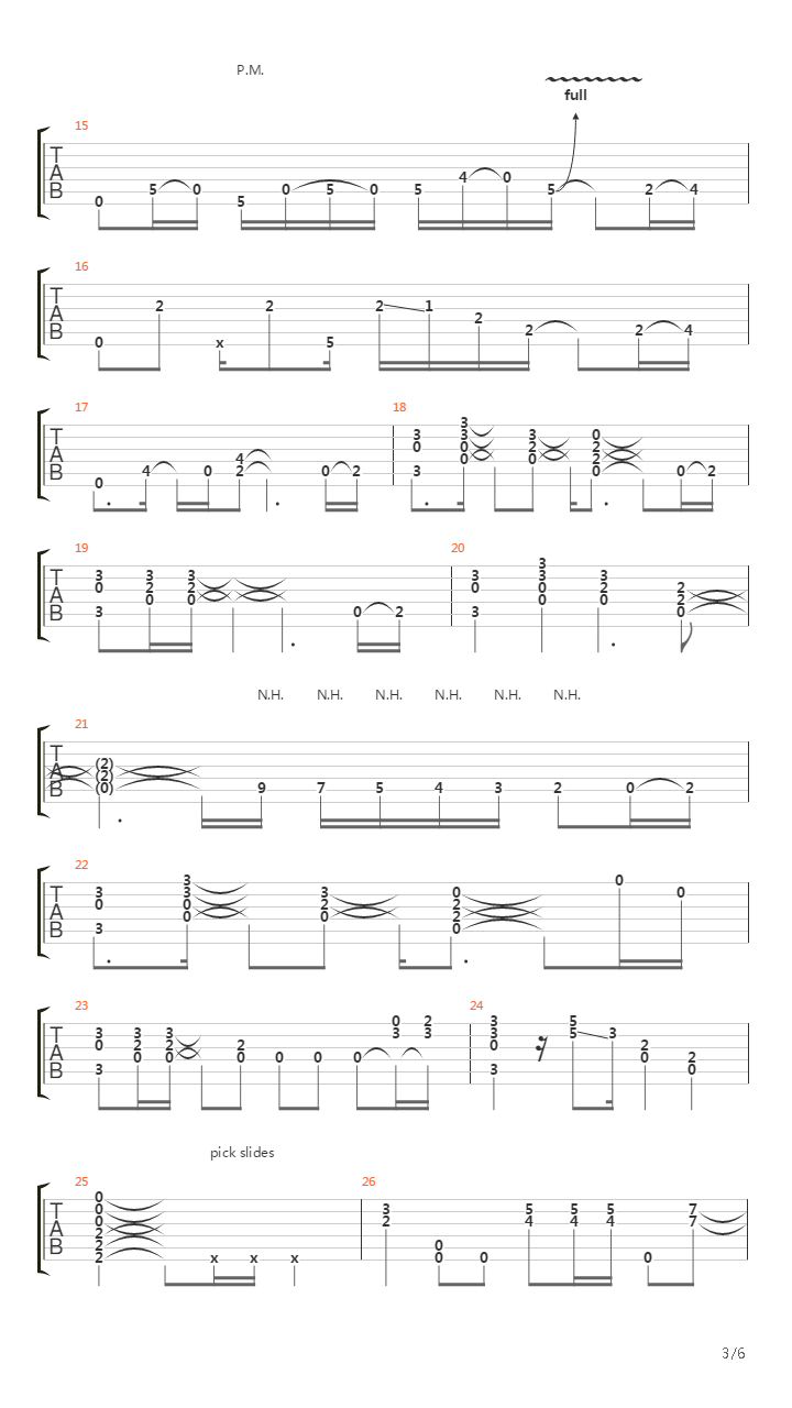 Baluchiterium吉他谱