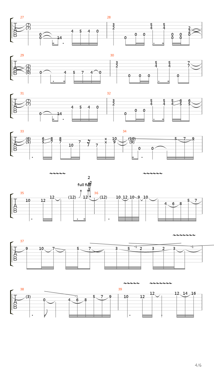 Baluchiterium吉他谱