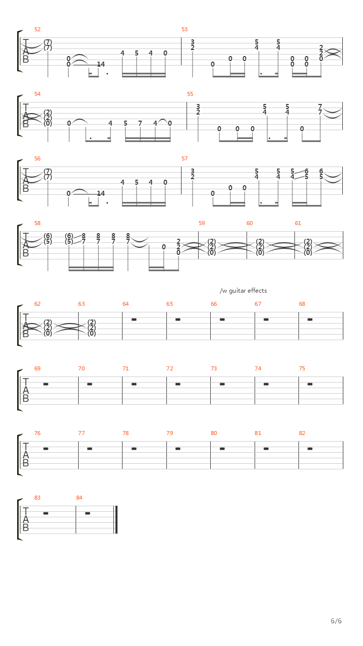 Baluchiterium吉他谱