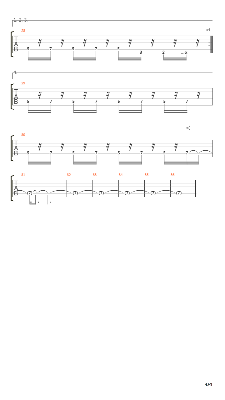 Cathedral吉他谱