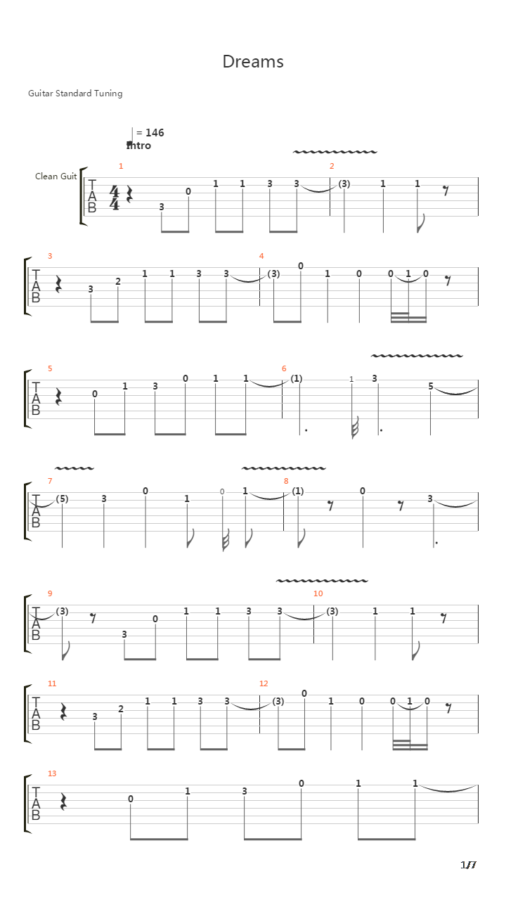 Dreams Simplified吉他谱