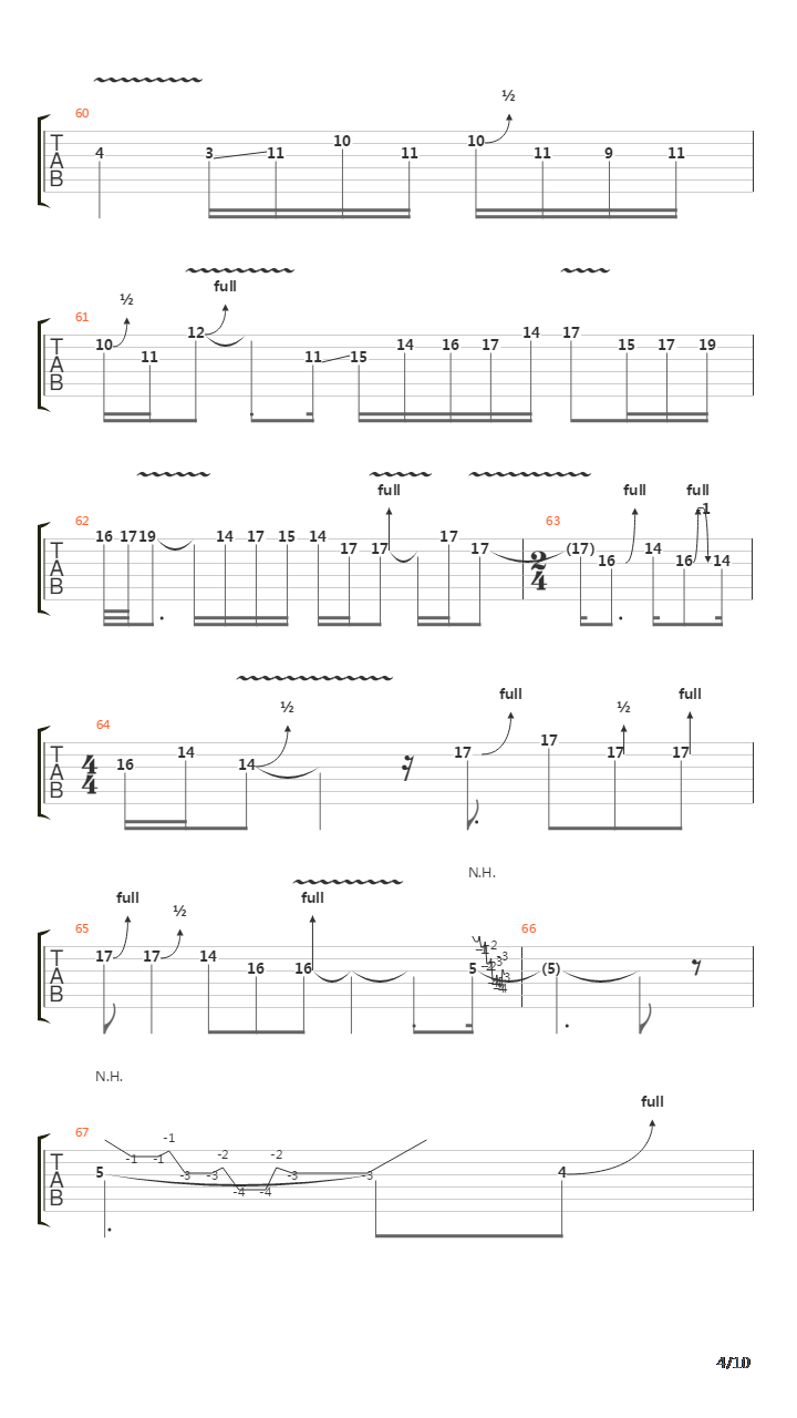 In N Out吉他谱