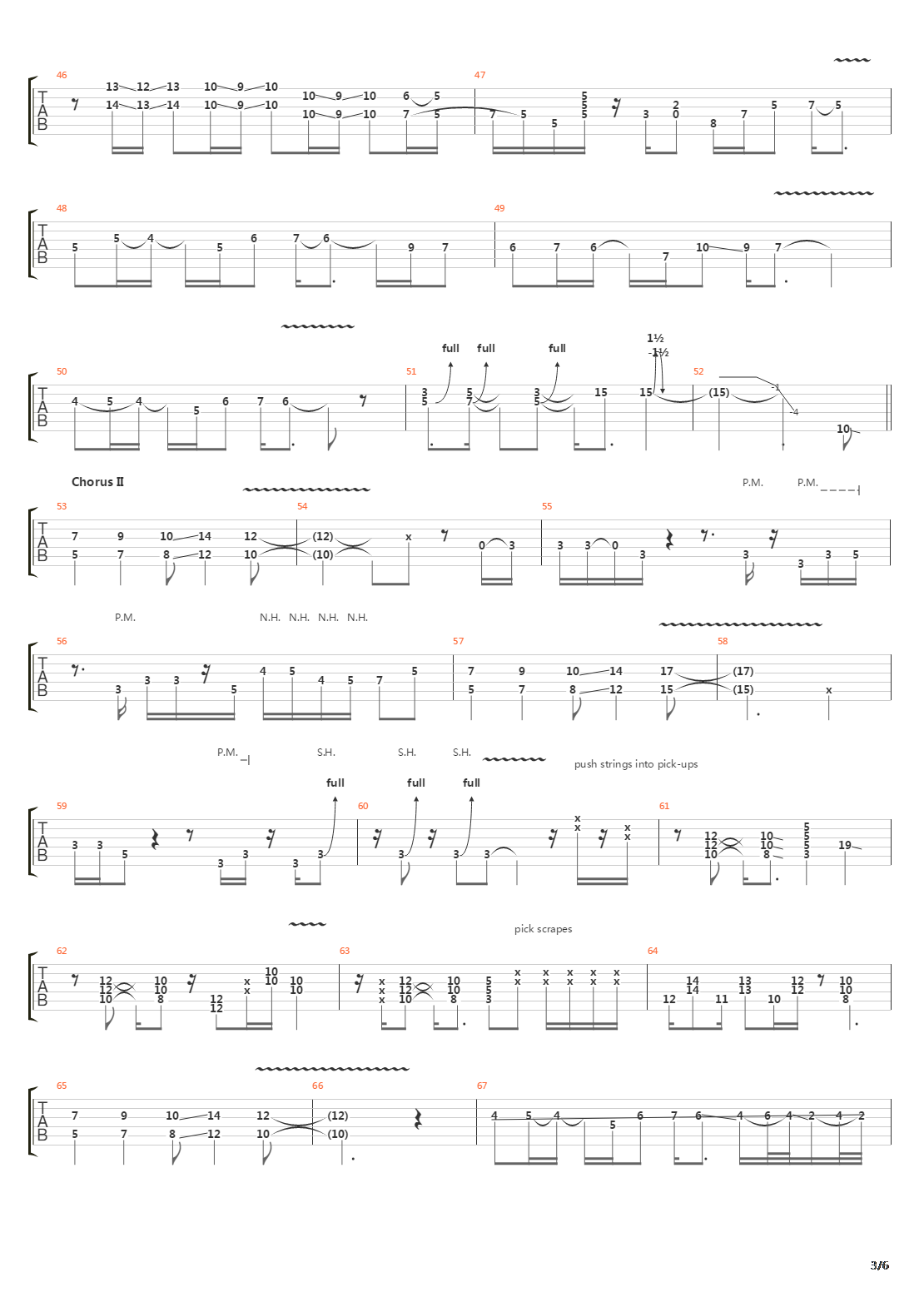 Inside吉他谱