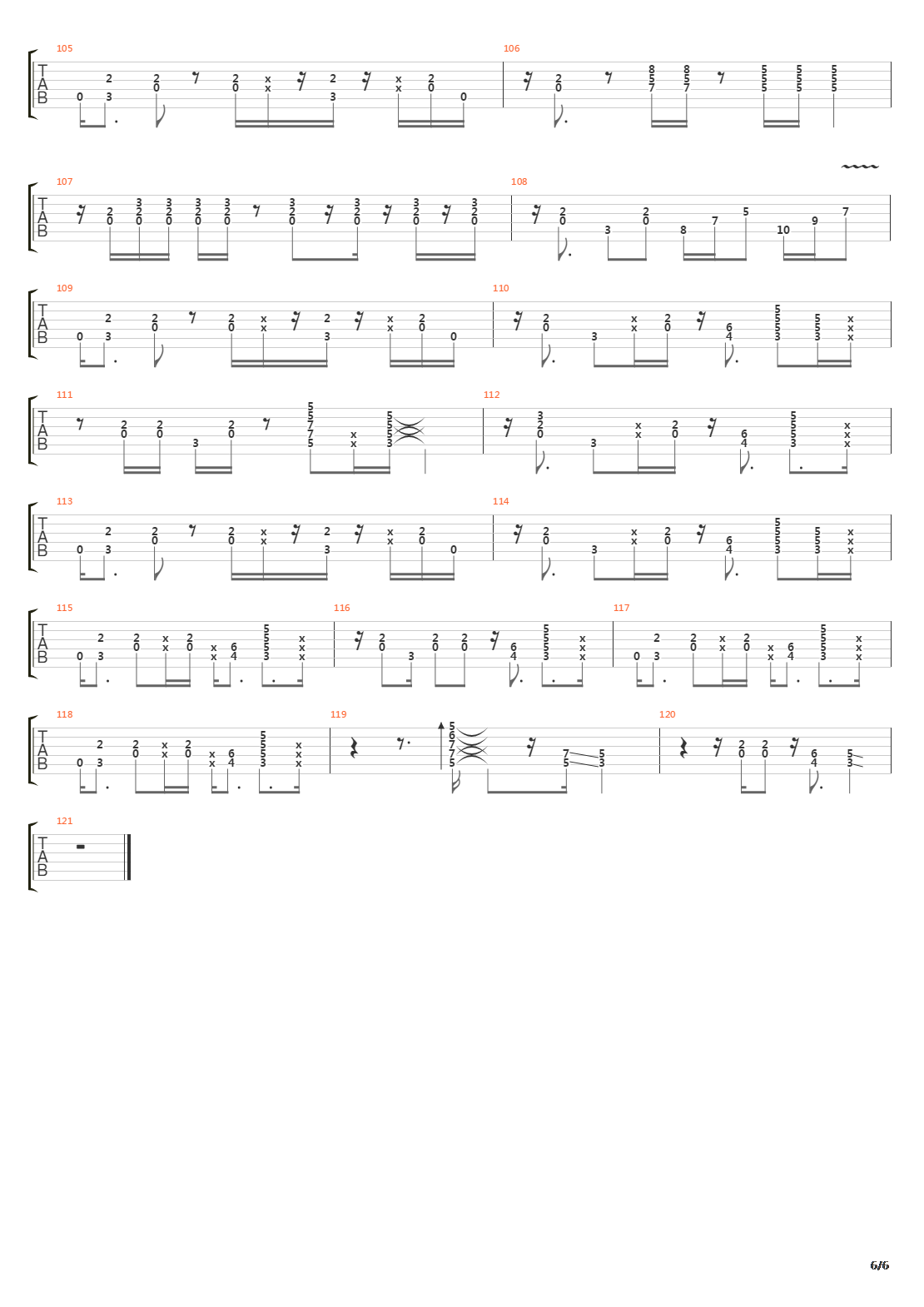 Inside吉他谱