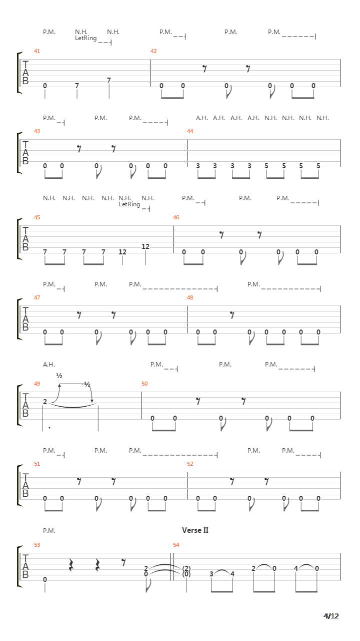 Loss Of Control吉他谱